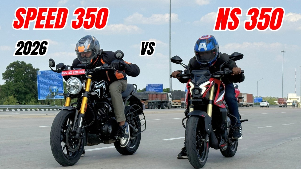 2026 Pulsar NS 350 vs Triumph SPEED 350 Performance Test