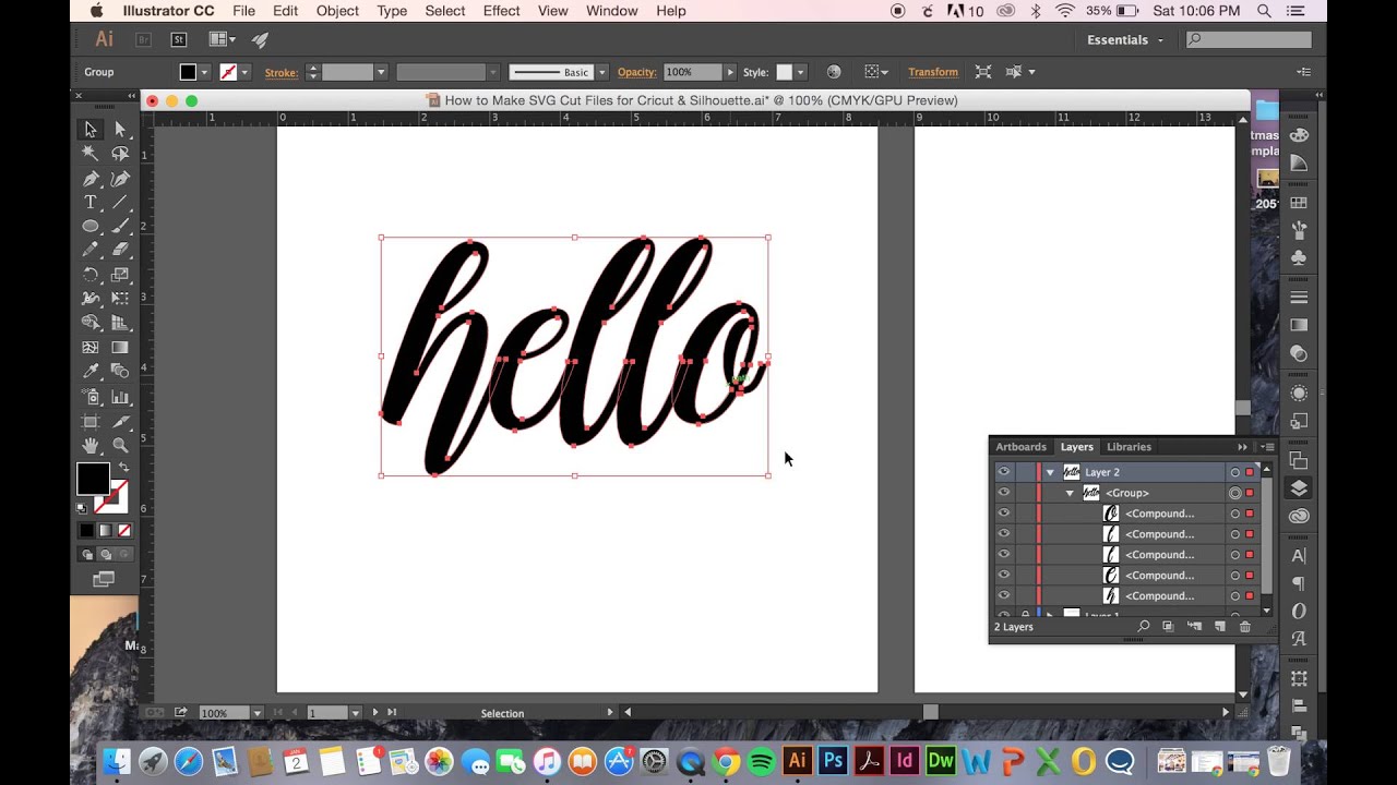 How to Make SVG Cut Files for Cricut & Silhouette