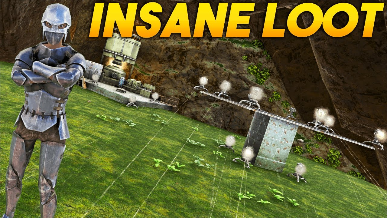 SOLO Raiding Insane Locations For Huge Loot On Day 1 - ARK