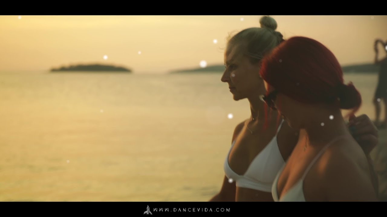 Kizomba on the beach with this two beautiful girls in Croatia