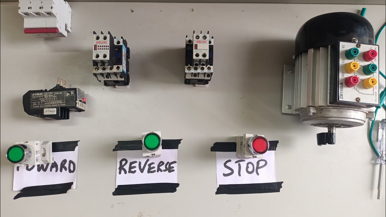 FORWARD REVERSE MOTOR INSTALLATION (3-Phase Induction Motor)