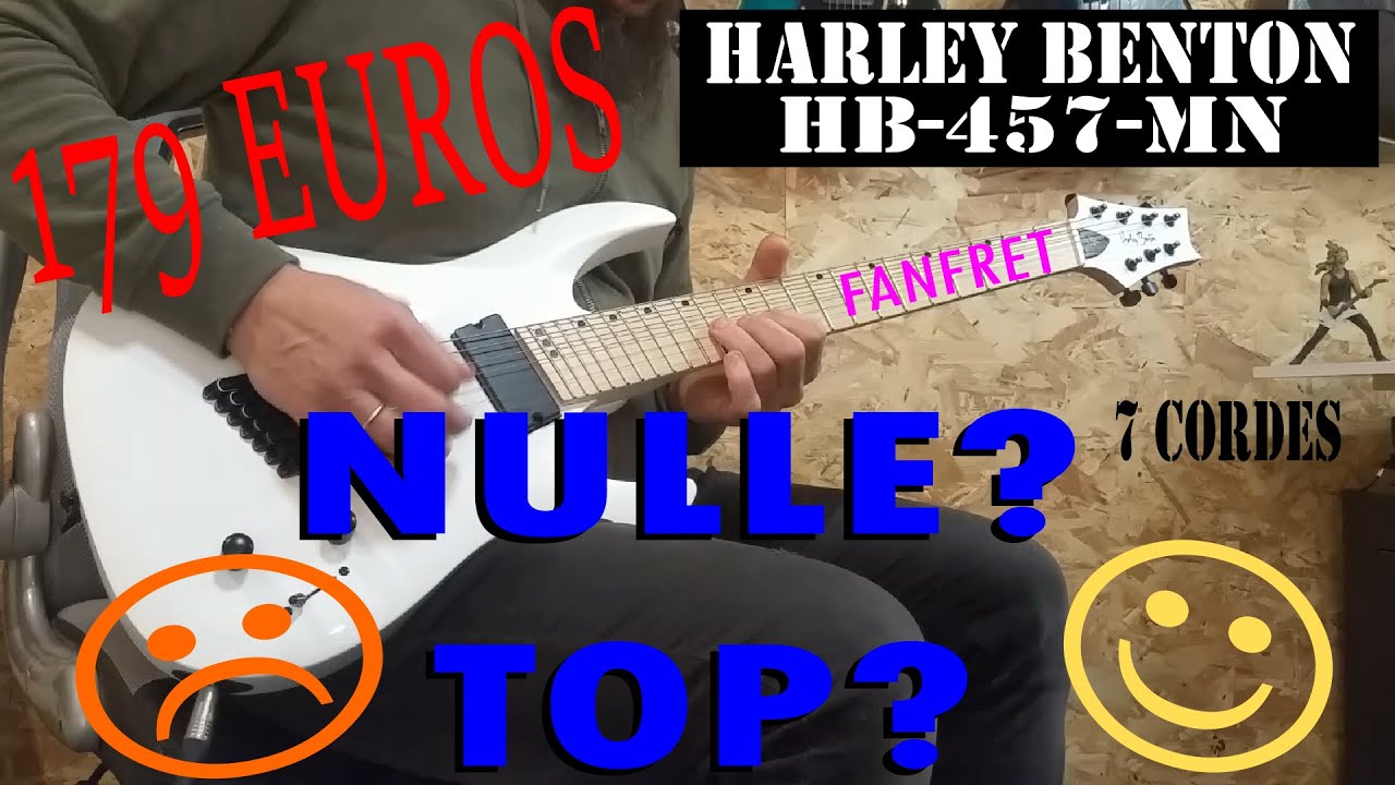 Test Harley Benton R457MN WH Fanfret