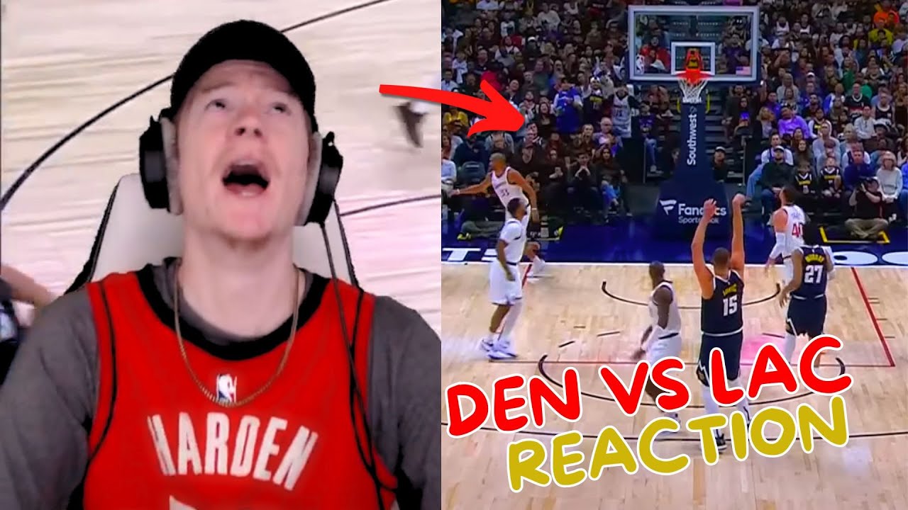 Reacting to Nuggets vs Clippers Regular Season Game!