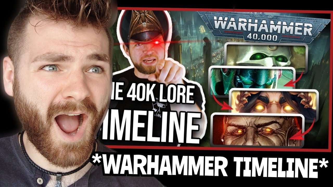WHAT IS WARHAMMER 40,000? | Timeline of 40k Lore | REACTION!