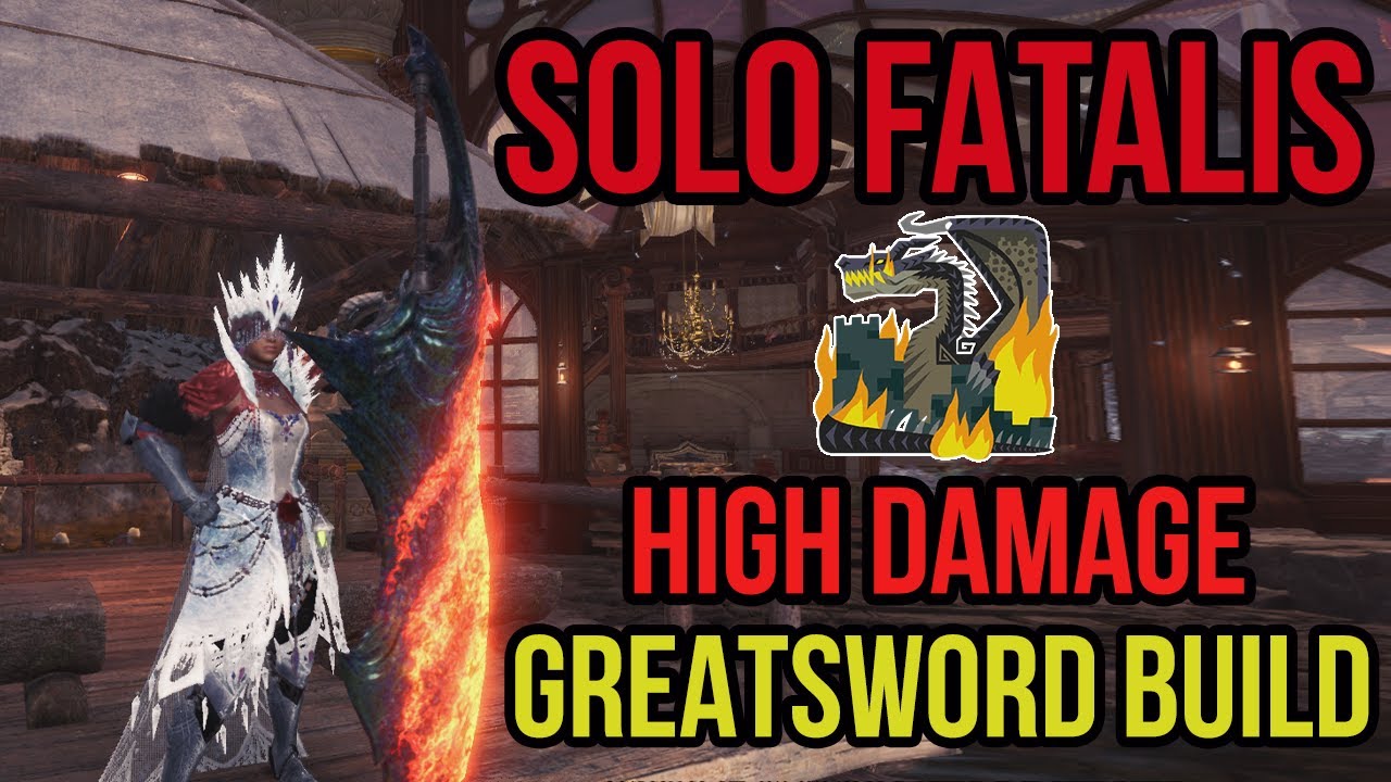 Fatalis Frostcraft Greatsword guide - 2x Head break and Solo