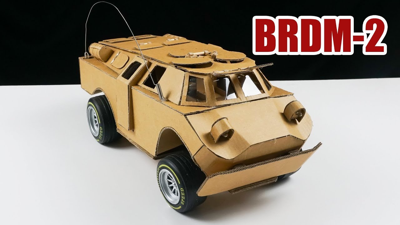 How to Make BRDM-2 (PUBG) | Amazing DIY Cardboard Toy