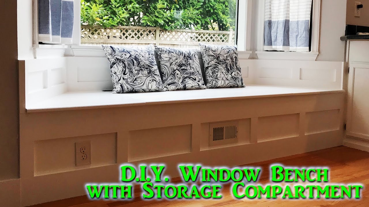 D.I.Y. Window Bench with Storage Compartment