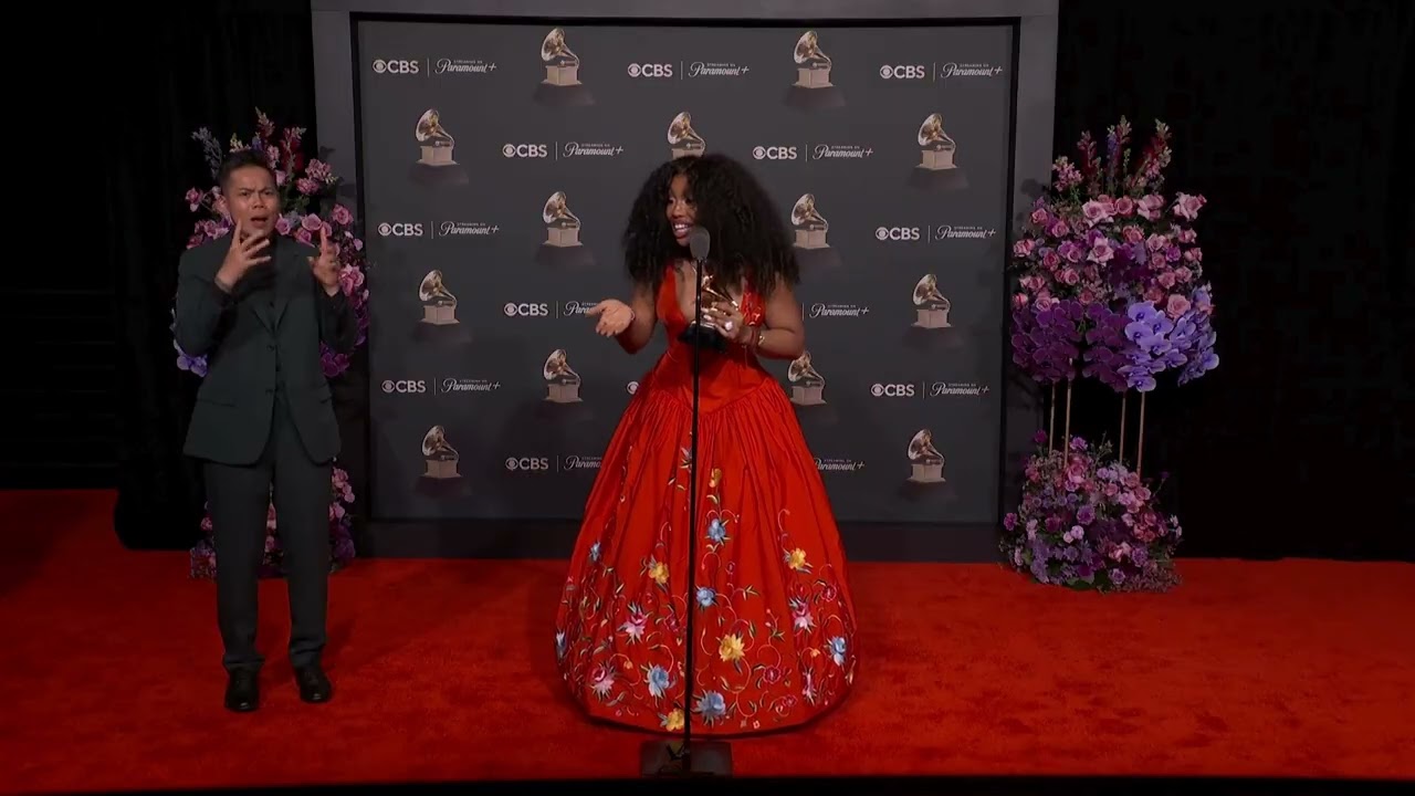 SZA 2026 Grammys Red Carpet Interview on Grammy Award