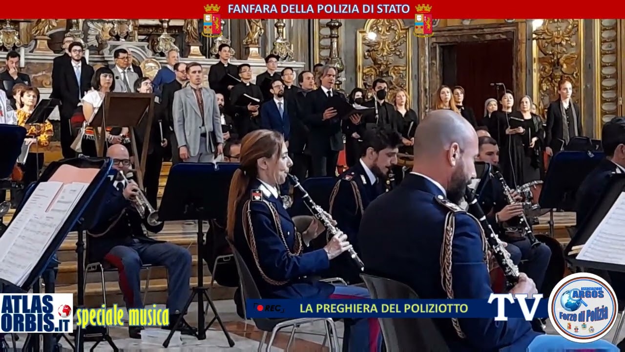 LA PREGHIERA DEL POLIZIOTTO: Fanfara della Polizia di Stato  (#argosforzepolizia)