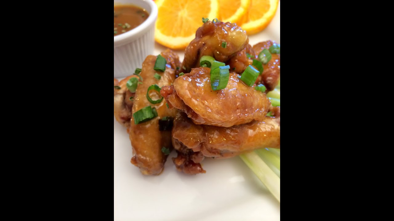 Tangy Orange Chicken Wings