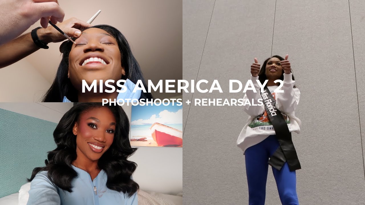 Miss America Week Day 2 | Photoshoot + Rehearsals Vlog