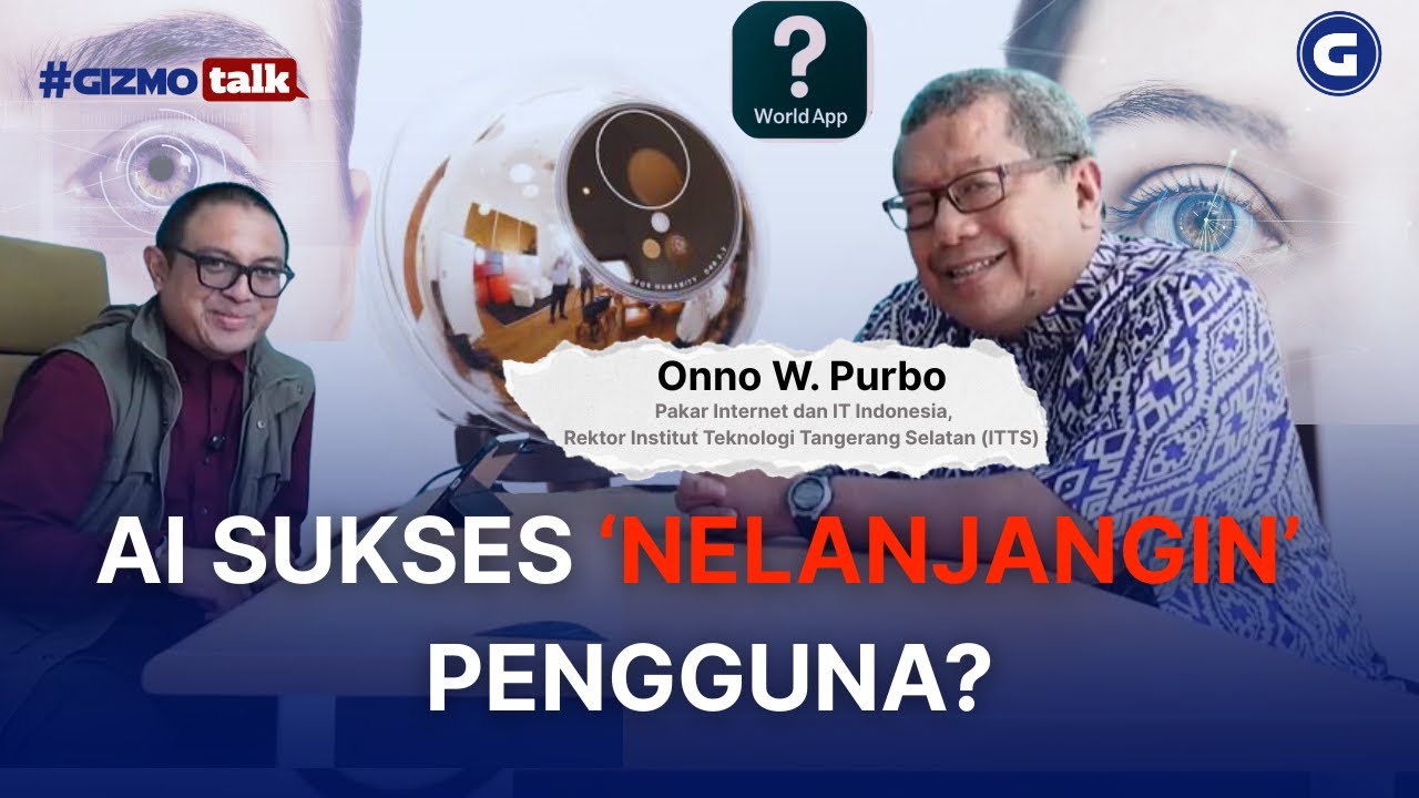 World App dan Risiko Privasi: Data Pribadi Dijual, Apa Kata Pakar? | Onno W Purbo #gizmotalk