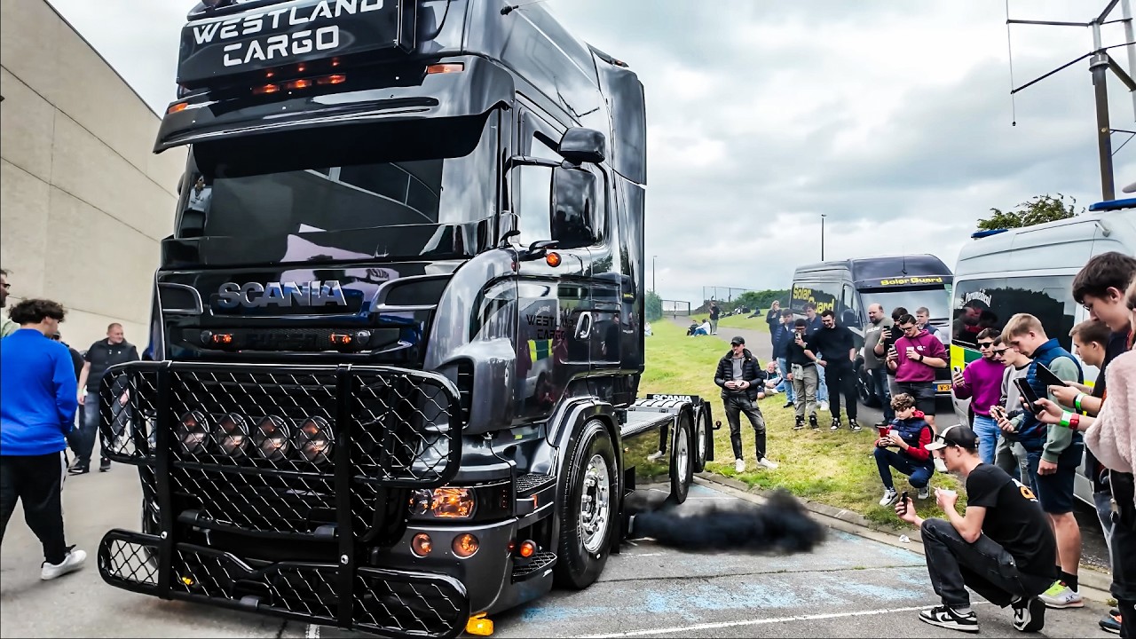 Truck Show Ciney 2024 - The Temple of Show Trucks in 4K