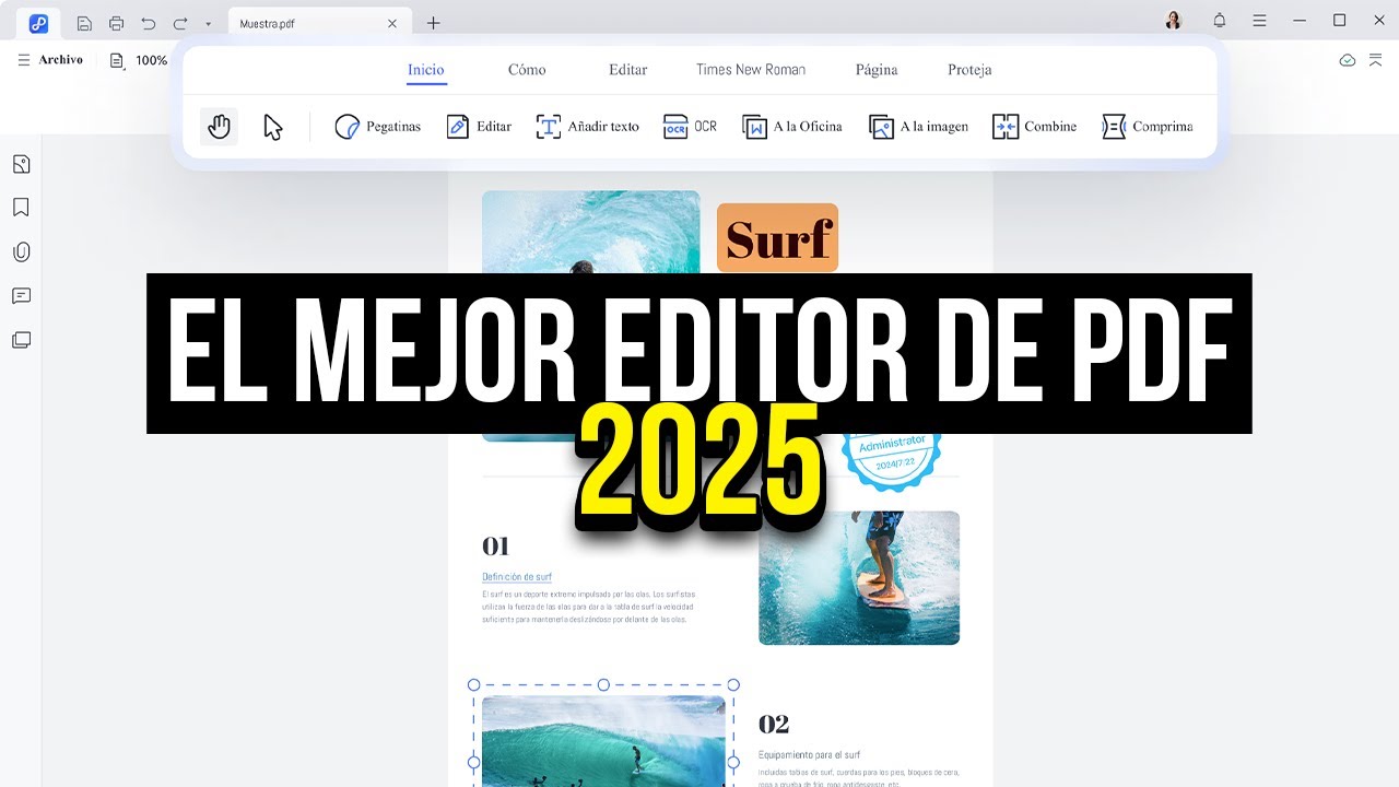 MEJOR EDITOR DE PDF (Convertir Word, Excel, editar, OCR, etc) 2025✅