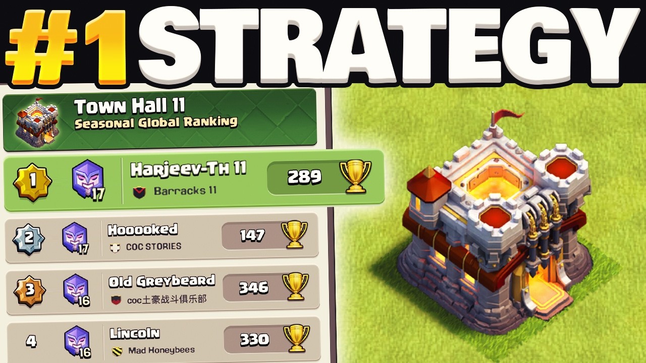 #1 TH11 Player's Insane Strategy Explained (Clash of Clans)