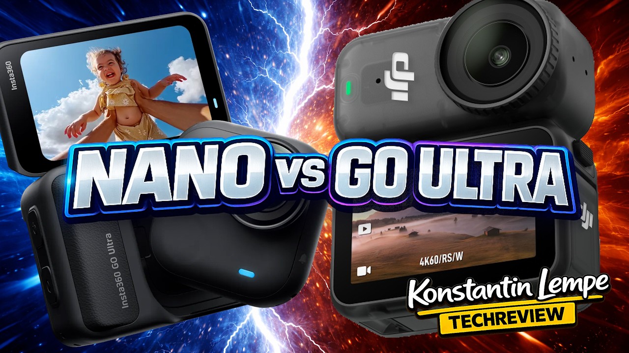 Insta360 Go Ultra vs DJI Nano – Welcher Mini-Cam überzeugt wirklich?