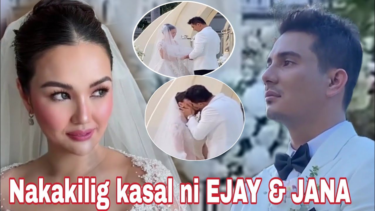EJAY FALCON & JANA ROXAS nakakilig ang wedding 