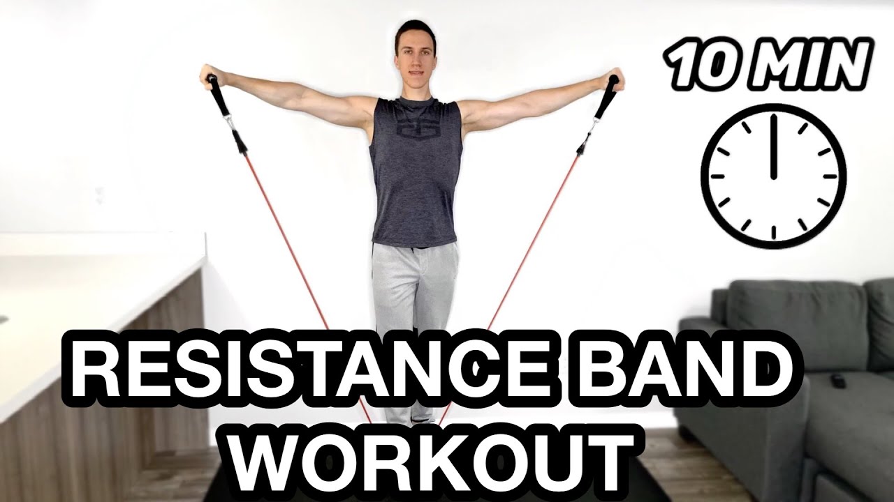 10 Minute Full Body Resistance Band Workout You Can Do Anywhere