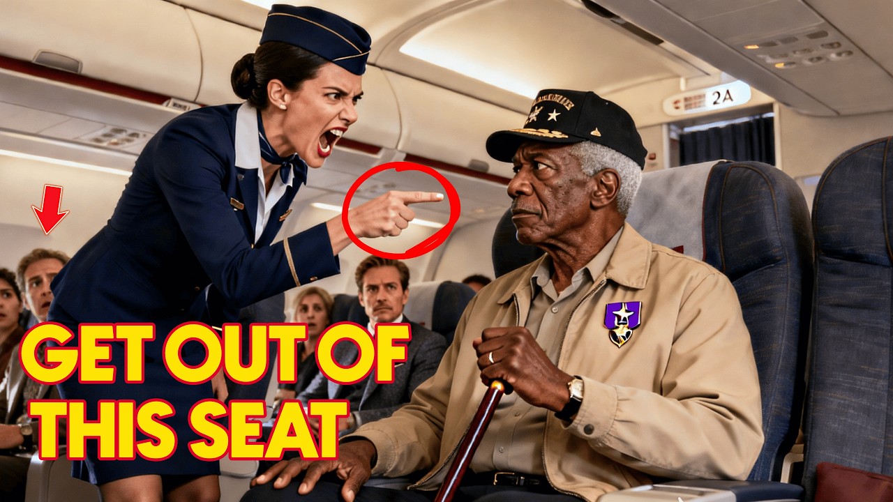 Flight Attendant Forced a Black Veteran Off the Plane — Captain Fires Her on the Spot
