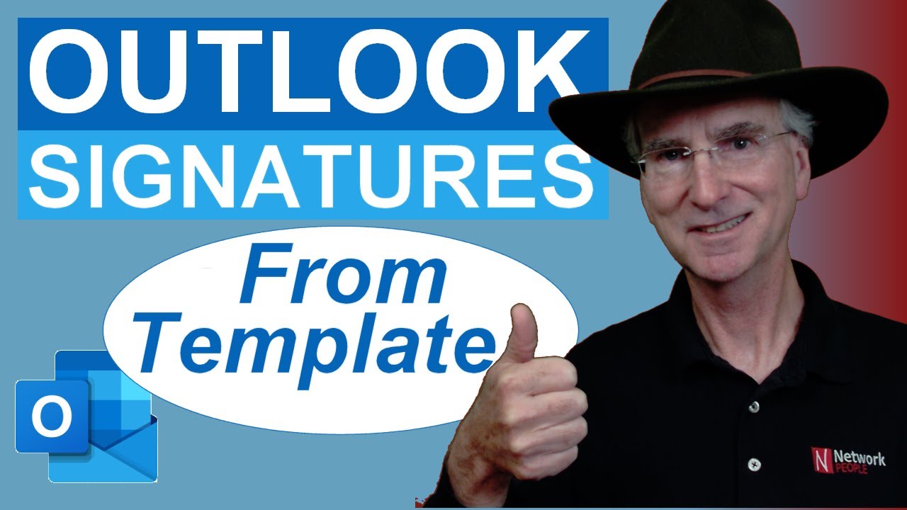 How to Create a Great Looking Outlook Email Signature From Sample Template - Step by Step