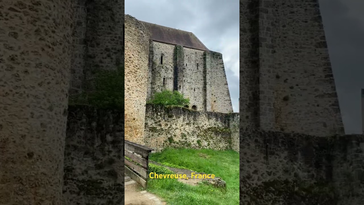Chevreuse: Roman roots, medieval. Ch&acirc;teau de la Madeleine stands for 1000+ years.
