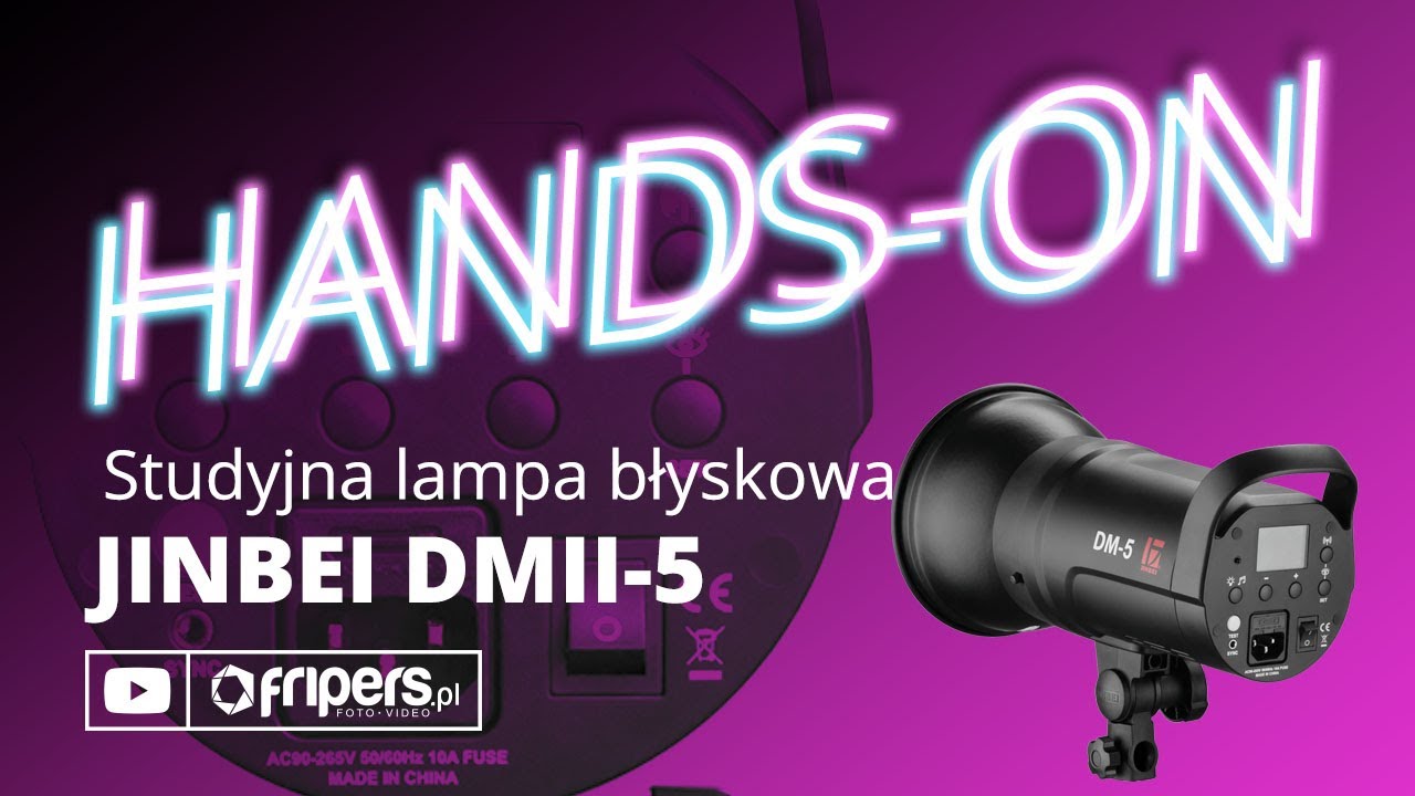 HANDS ON Lampa światła błyskowego JINBEI DMII-5 500WS