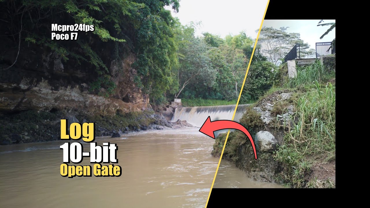 Perbandingan Video Log 10 bit Mcpro24fps dengan Video Kamera Bawaan Poco F7