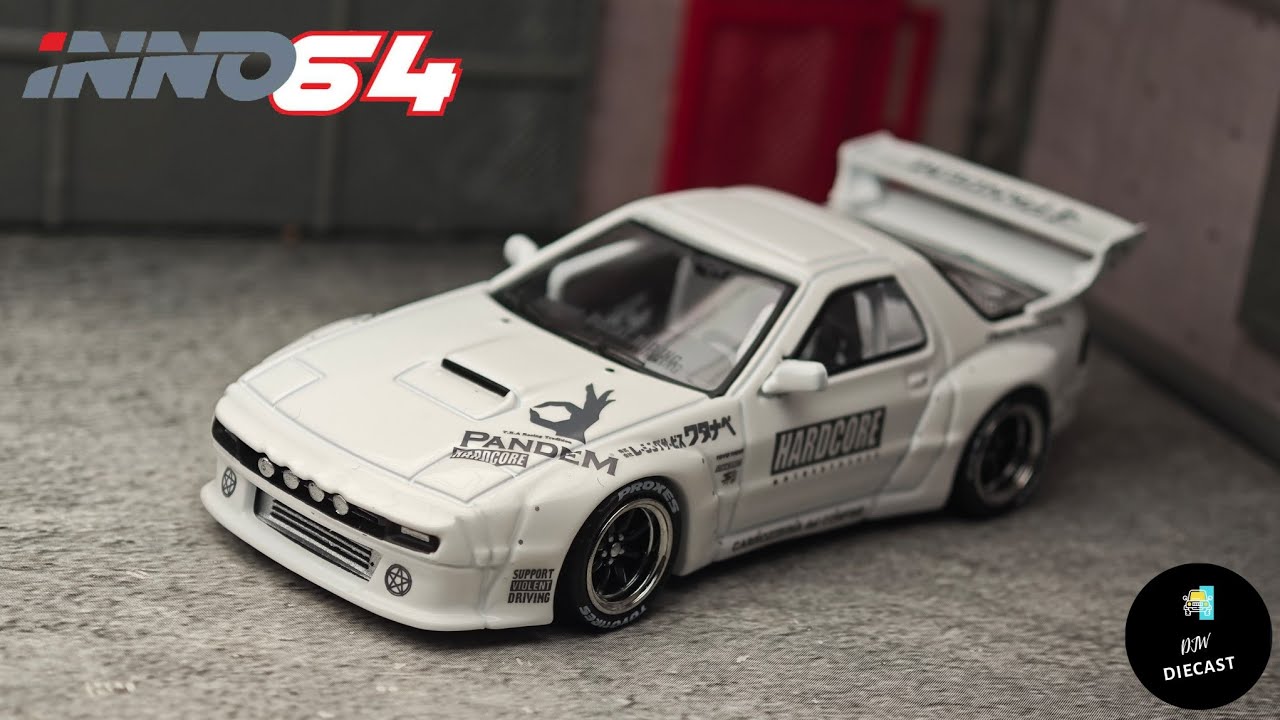Mazda RX-7 FC3S Pandem White Hardcore by Inno64 | UNBOXING and REVIEW