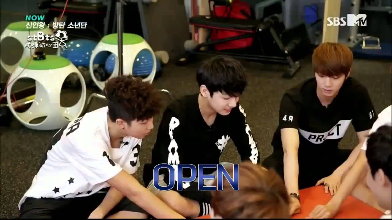 【stBts中字】131008 防弹少年团 新人王 E06