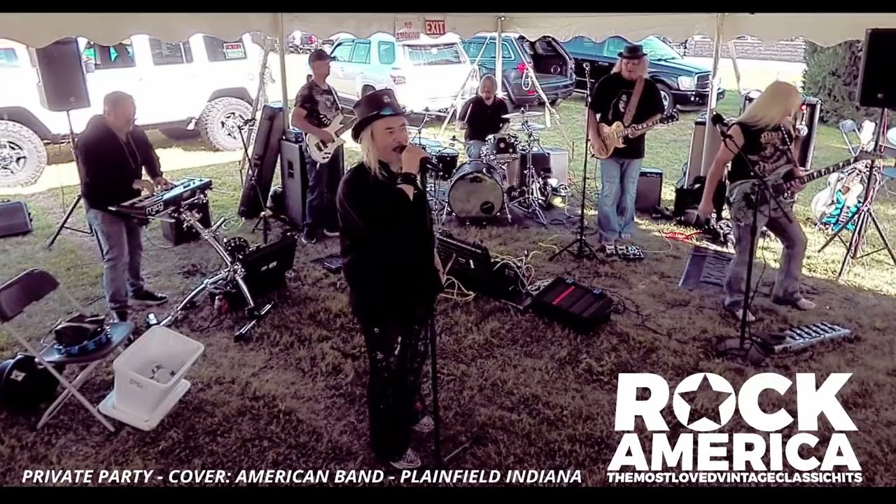 ROCKAMERICA SHORT CLIP COVER OF AMERICAN BAND SEPT2025 PLAINFIELD PARTY