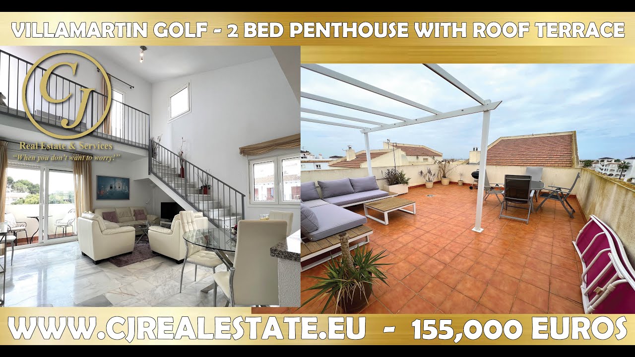2 Bedroom Penthouse Apartment - Villamartin Plaza / Golf