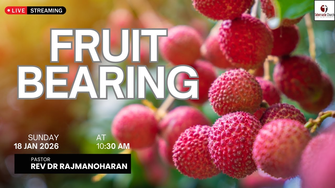 Fruit Bearing | Ps Rajmanoharan | Sunday Tamil Service | 18 JAN 2026