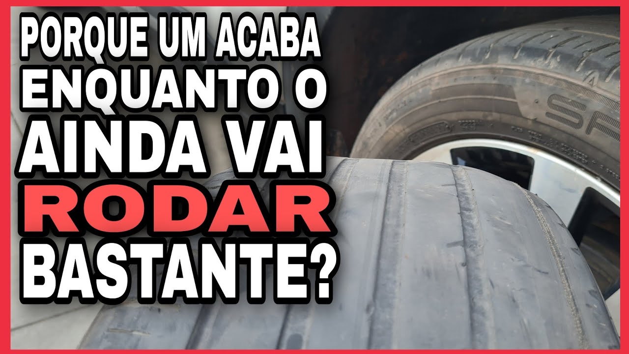 Porque um pneu GASTA mais que o outro? Pneu dianteiro direito gasta mais?