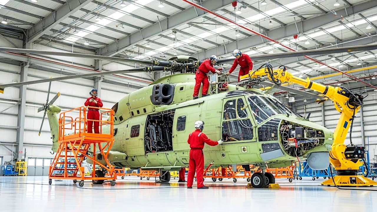 Inside the Factory: MH-139 Grey Wolf | U.S. Air Force Helicopter (Full Process)