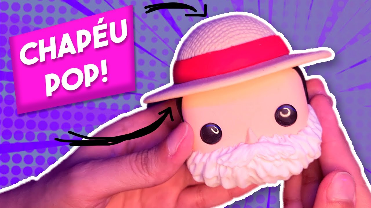 como fazer CHAPÉU  FUNKO POP em biscuit