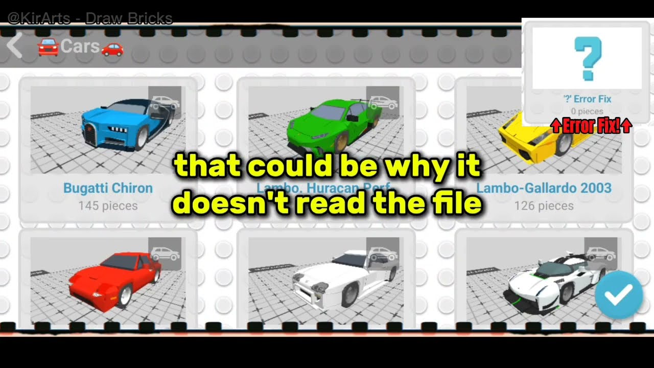 Draw Bricks | How to fix the 