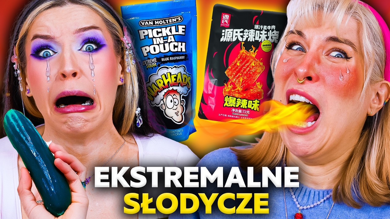 CZY MY TO PRZEŻYJEMY?! TESTUJEMY NAJBARDZIEJ EKSTREMALNE JEDZENIE! Inchidris Agnieszka Grzelak Vlog
