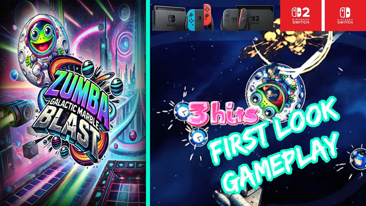 Zumba: Galactic Marble Blast – геймплей на Nintendo Switch / Switch 2