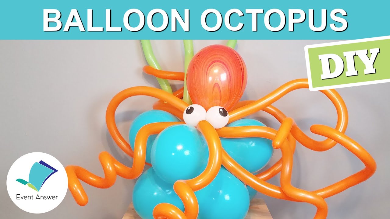 DIY Balloon Octopus