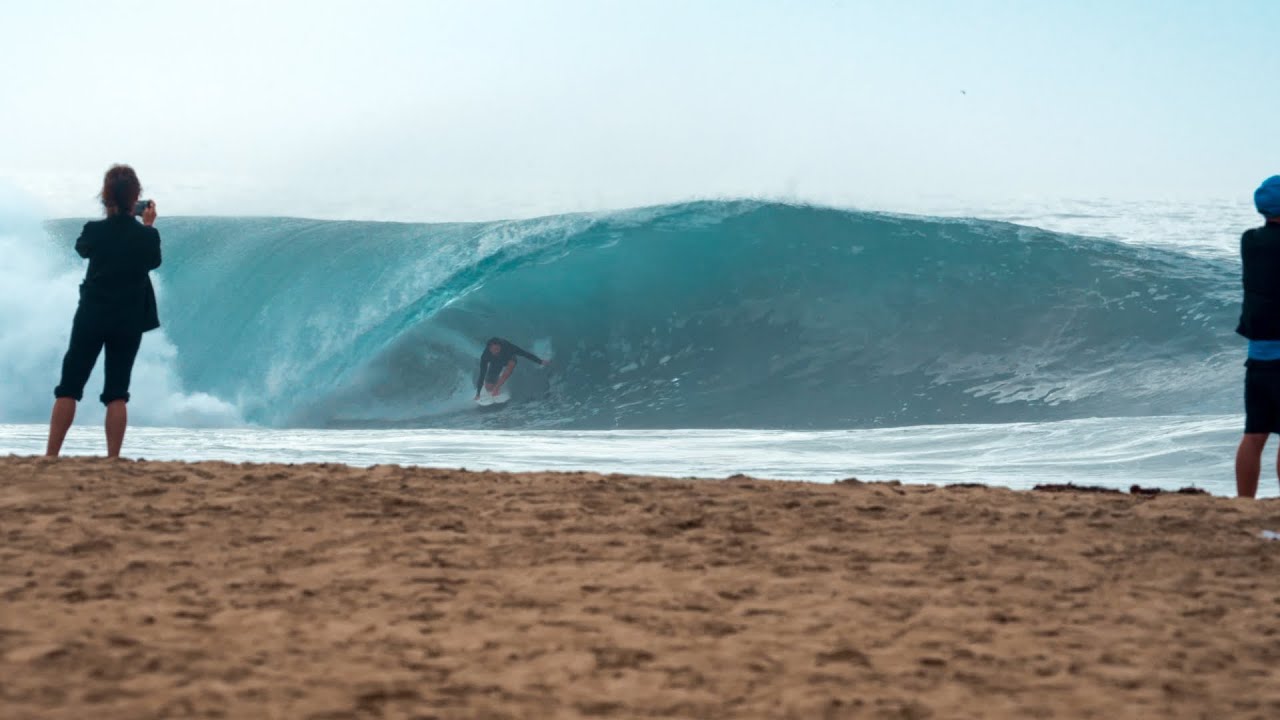 Surfing Hurricane Narda - The Best Clips