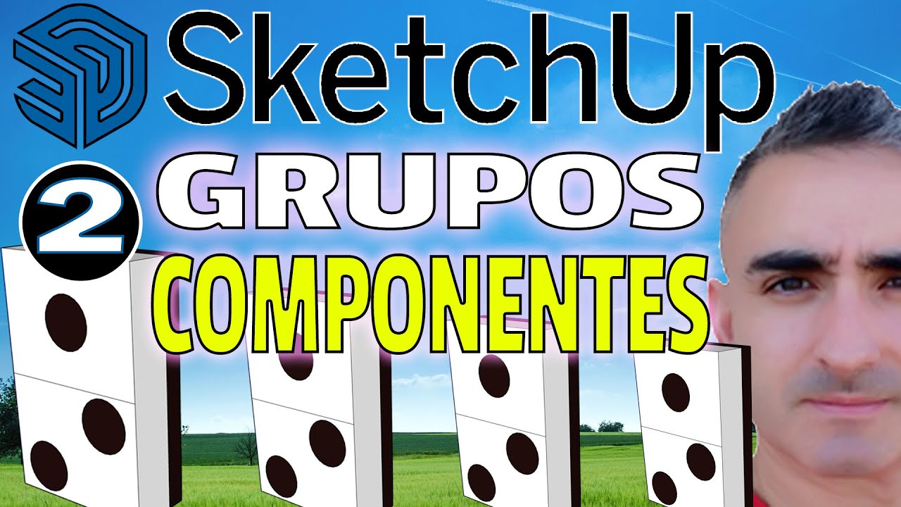 SKETCHUP ONLINE 2023 | Cómo crear GRUPOS y COMPONENTES | Cómo modificar varios objetos a la vez.