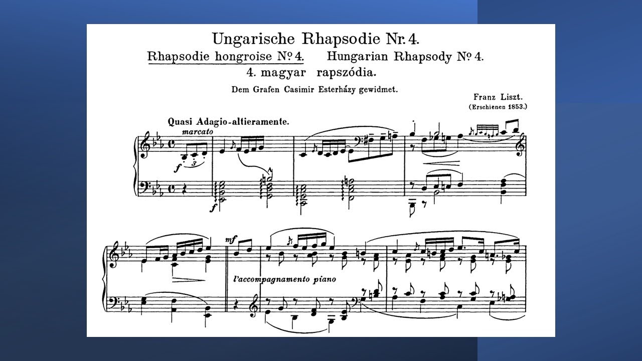 Franz Liszt: Hungarian Rhapsody No. 4 - A Fiery Journey of Passion and Virtuosity [Vadim Chaimovich]