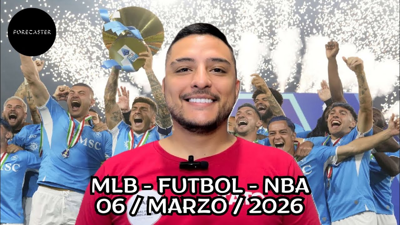 PRONOSTICOS DEPORTIVOS MLB NBA HOY 6 DE MARZO - #mlb #nba #futbol - NAPOLI - PSG - MONACO - BAYERN