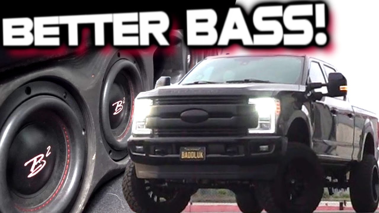 BETTER BASS! Under-Seat Box Swapped Out (6) 6.5