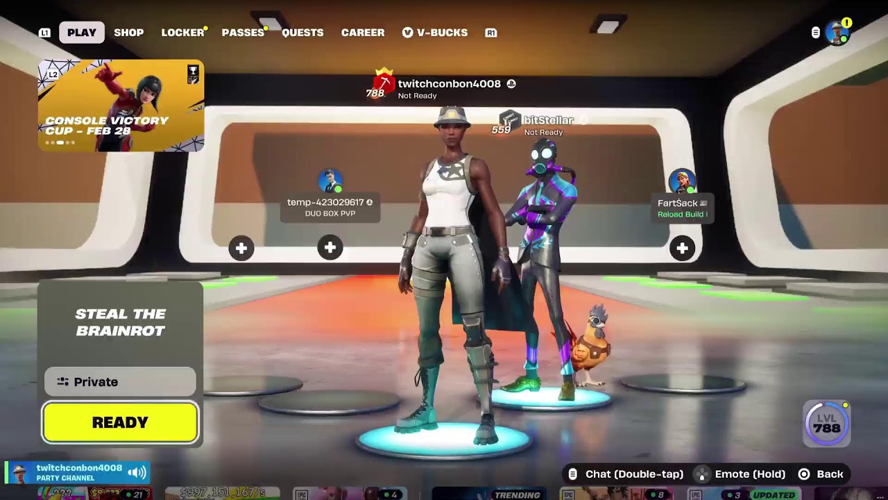 Playing Fortnite with viewers until i find a Cannon day 75