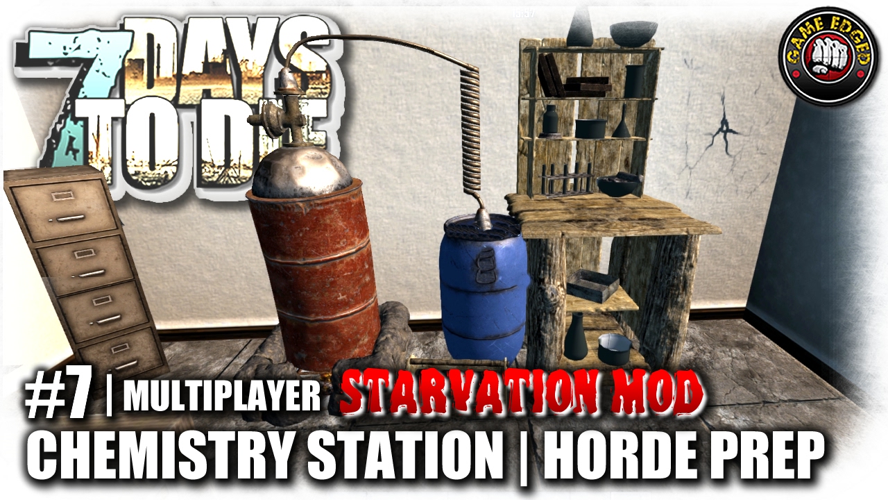 7 Days To Die | Starvation Mod MP | EP 7 | Chemistry Station | MP Let's Play Gameplay (S4)