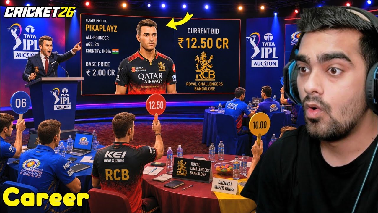 I AM in IPL Auction Career Mode Cricket 26 #38