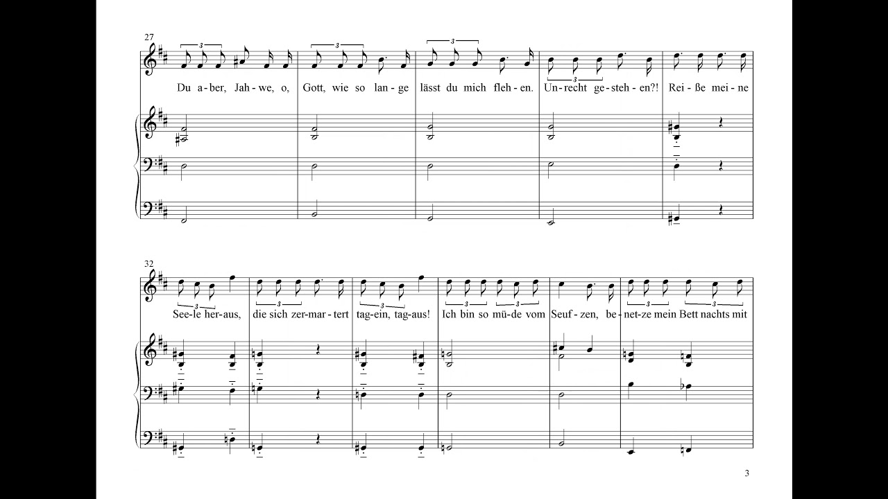 Strafe mich nicht. - Psalm 6, Musik-Gesang: Wilfried Michl