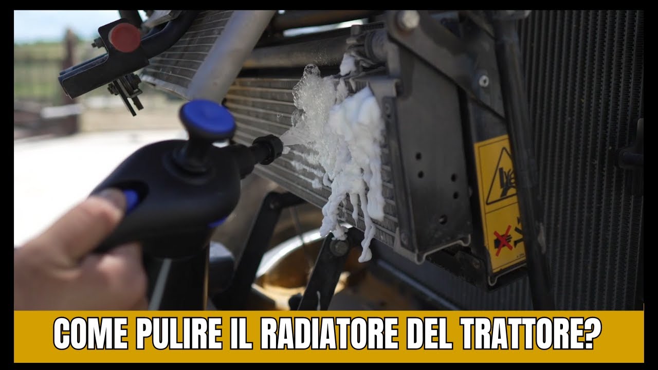 Come pulire il radiatore del trattore?
