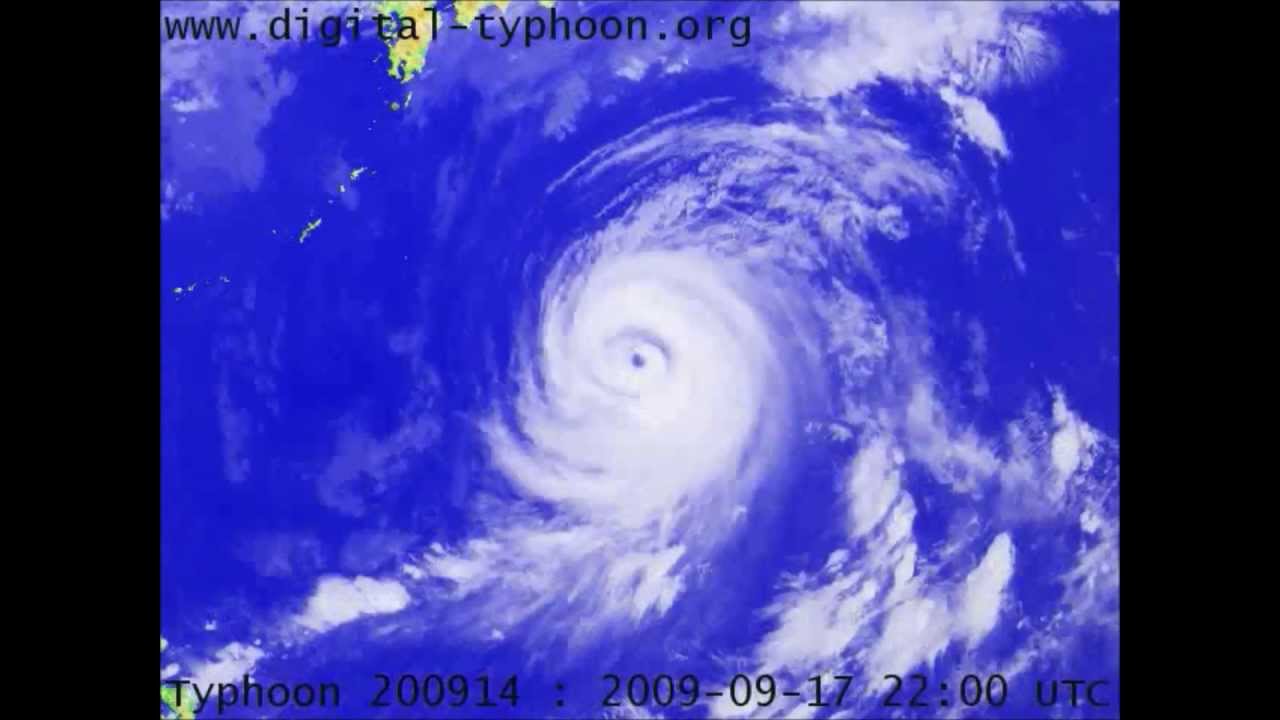 2007~2009 La Ni&ntilde;a Super Typhoons in HD